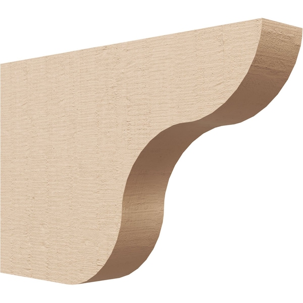 Ekena Millwork 2in. W x 8in. H x 12in. L Carmel Woodgrain TimberThane Rafter Tail, Primed Tan RFTUR02X08X12CARRCPR - main